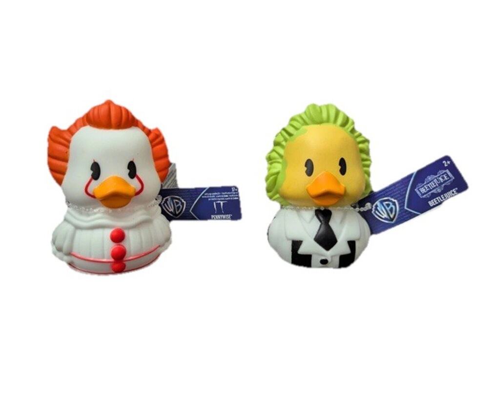 New Halloween Horror Rubber Ducks Jeep Clown Pennywise & Beetlejuice